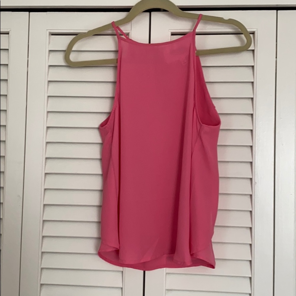 Hot pink swing top